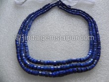 Lapis Faceted Tyre Shape Beads